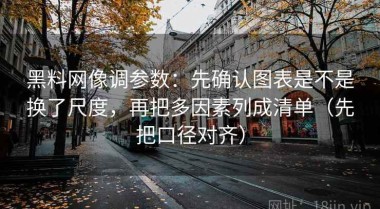 黑料网像调参数：先确认图表是不是换了尺度，再把多因素列成清单（先把口径对齐）